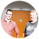 Leon (links) en Henk Koerssen van Heko Opslag Almelo